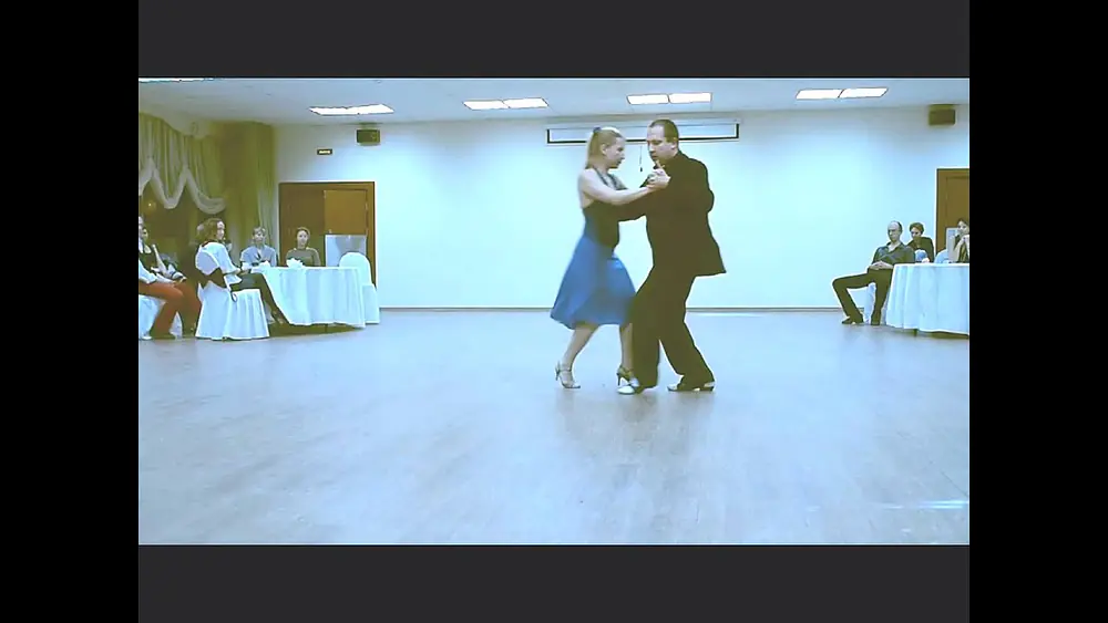 Video thumbnail for Alexey Roschektaev & Irina Nekrasova (2) milonga at Sky-bar 07.04.2012