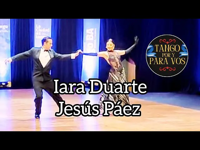Video thumbnail for Mala Junta (Michelangelo) Iara Duarte y Jesús Páez. Mundial de Tango escenario 25ago24