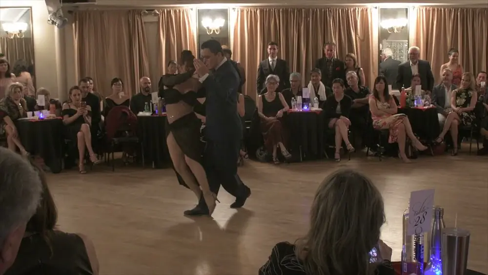Video thumbnail for Miriam Larici and Leonardo Barrionuevo at Milonga Corazón 1/4