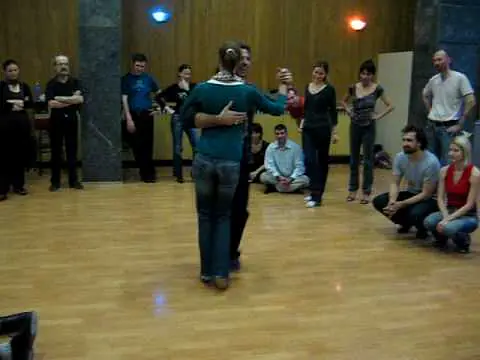Video thumbnail for Tango workshop by Angel Coria, Belgrade, 6th December 2009