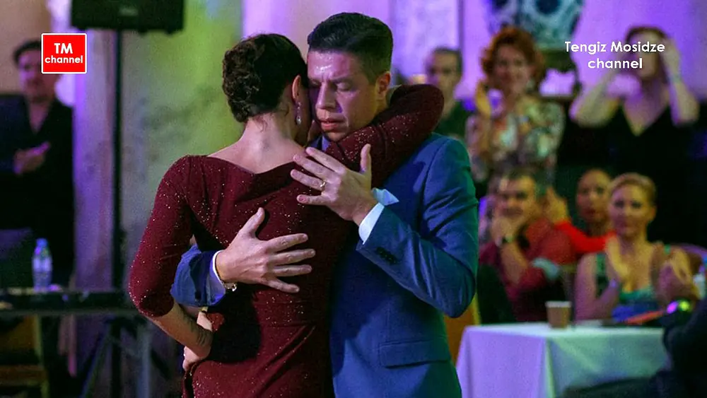 Video thumbnail for "Claudinette". Dance Barbara Carpino and Claudio Forte on nightly milonga in Moscow. Tango 2020