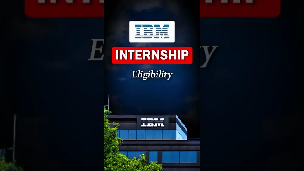 Video thumbnail of Not Prabhas Spirit Movie! It's About IBM Internships 🔥💼 #Shorts /by SBKL BMAP, comment ibm