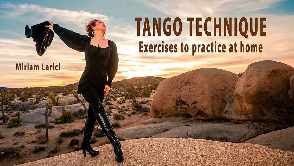 Video thumbnail for Tango Technique for followers by Miriam Larici (Exercises to do at home)