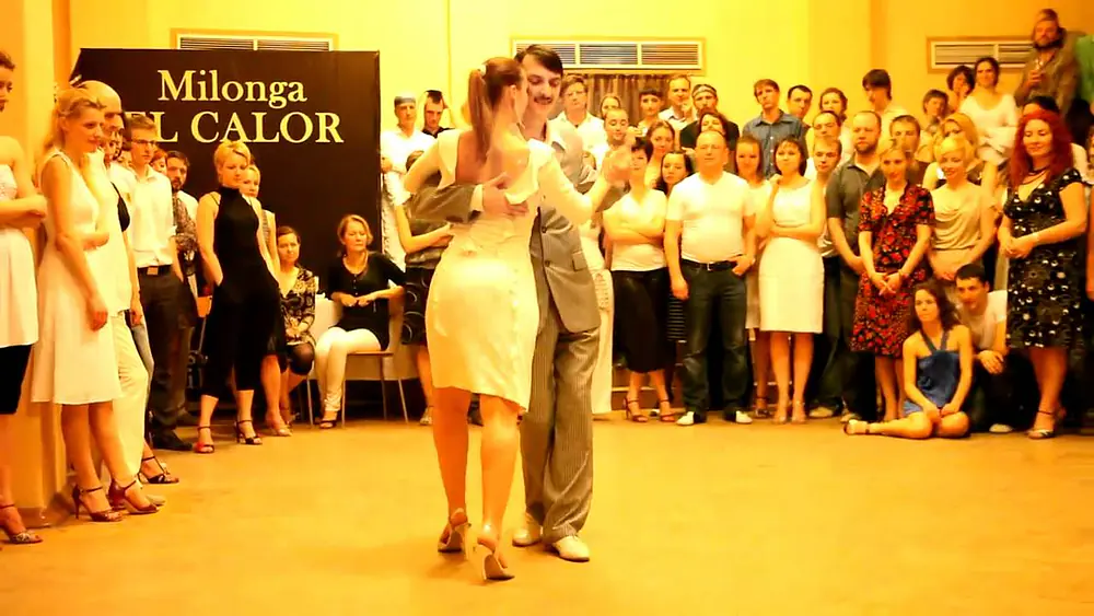 Video thumbnail for Viacheslav Ivanov and Olga Leonova 2011 05 20 Milonga  Blanca Moscow - milonga.AVI