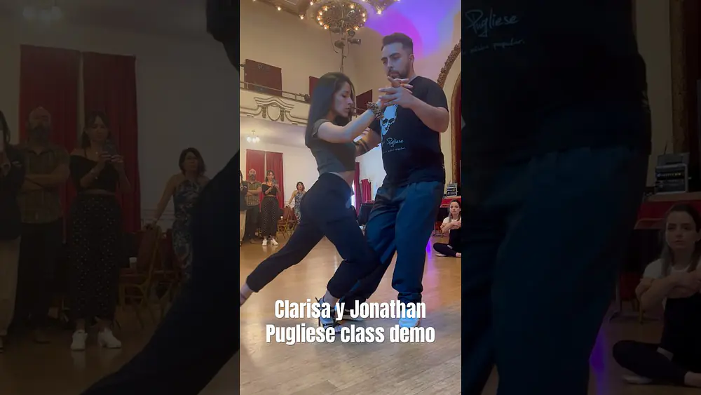 Video thumbnail for Clarisa Aragón y Jonathan Saavedra | La Cachila by Pugliese | Class demo  #clarisayjonathan #shorts