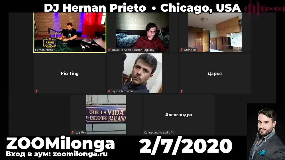 Video thumbnail for ZOOMILONGA DJ Hernan Prieto 02/07/2020