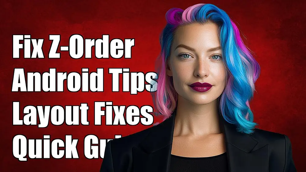 Video thumbnail of Fixing Z-Order Issues in Android ConstraintLayout: Tips and Solutions