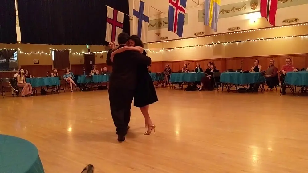 Video thumbnail for Eva Garlez & Pablo Rodriguez - Tango Milonguero @Portland