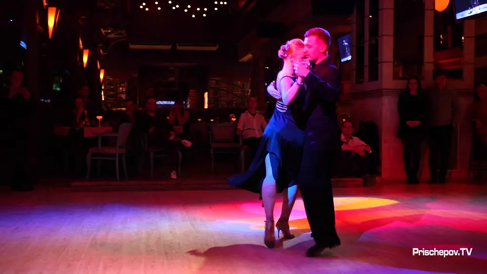 Video thumbnail for Dmitry Astafiev and Taisiya Volokhova, Moscow, Russia, Prischepov Milonga "Radio City", 25.01.2016