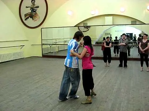 Video thumbnail for Sebastian Posadas y Eugenia Eberhardt. Lesson-1( "Nevskaya Milonga - 2009" St.Petersburg)