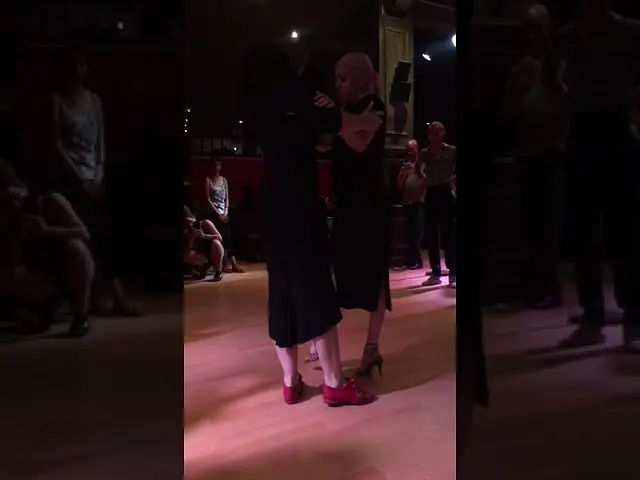 Video thumbnail for Tango Lesson: barrida. Marcela Duran at Muy Lunes Tango w/Carolina Couto. 2/6/23 Buenos Aires 🇦🇷