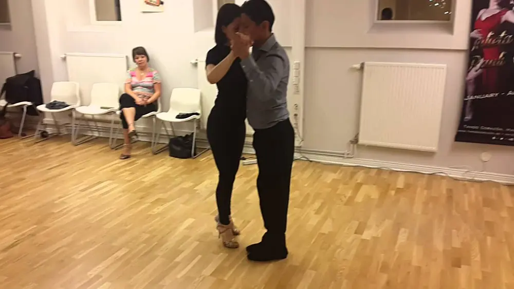 Video thumbnail for Tango Corazón Advanced Class 5 with Julieta Qüesta and Rauli Choque October 2014