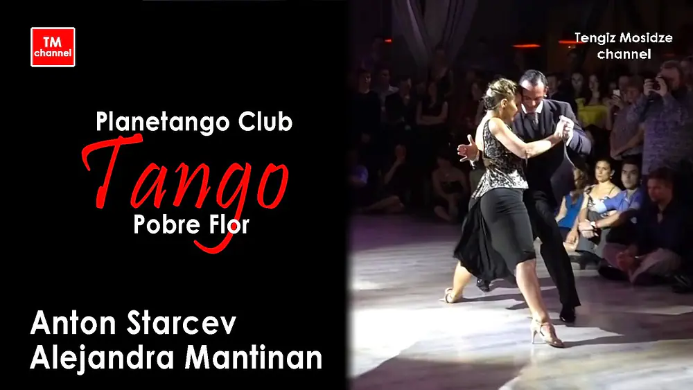 Video thumbnail for Tango dance performance. Pobre Flor. タンゴダンスパフォーマンス。 💃🕺 Alejandra Mantinan and Anton Starcev. Танго.