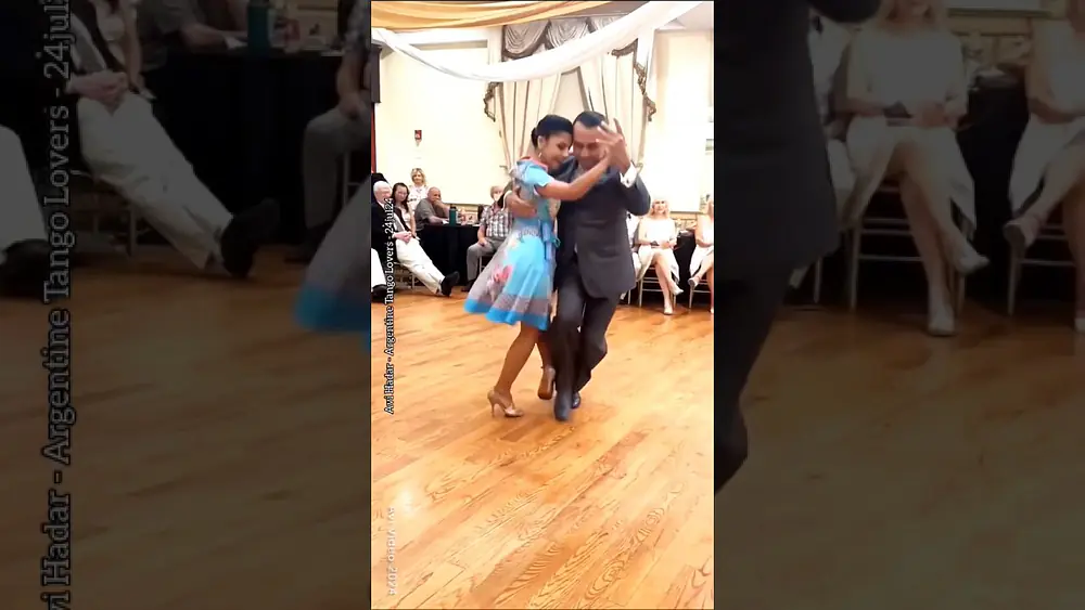 Video thumbnail for Carolina Jaurena y Andrés Bravo. El entrerriano (Biagi) Argentine Tango Lovers 24jul24 Long Island