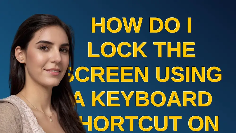 Video thumbnail of Apple: How do I lock the screen using a keyboard shortcut on OS X Mountain Lion with a Microsoft ...