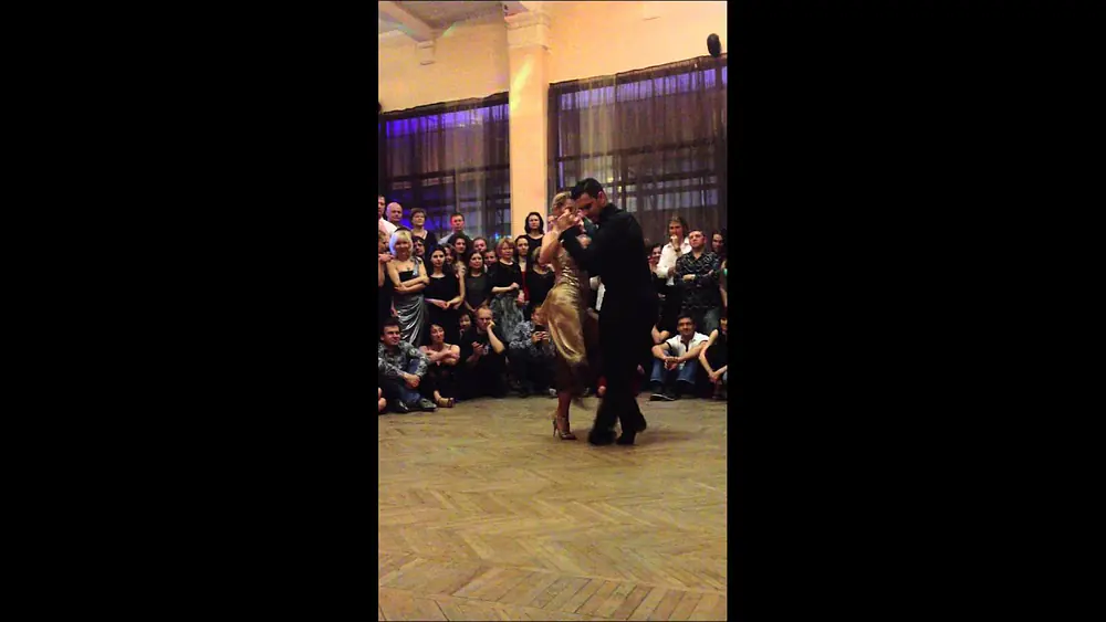 Video thumbnail for Alejandra Mantinan & Leandro Palou milonga dance Teplitsa Moscow