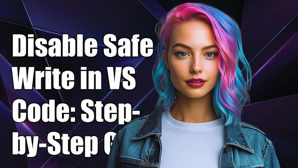 Video thumbnail of How to Disable Safe Write in Visual Studio Code: Step-by-Step Guide