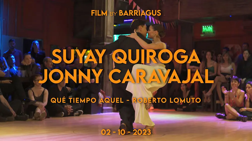 Video thumbnail for suyjonny2SUYAY QUIROGA & JONNY CARAVAJAL - QUÉ TIEMPO AQUEL - MUY LUNES MILONGA