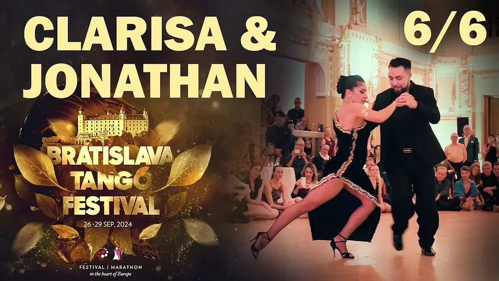 Video thumbnail for Jonathan Saavedra & Clarisa Aragon 6/6 @Bratislava Tango Festival 2024 - Cachirulo, Troilo