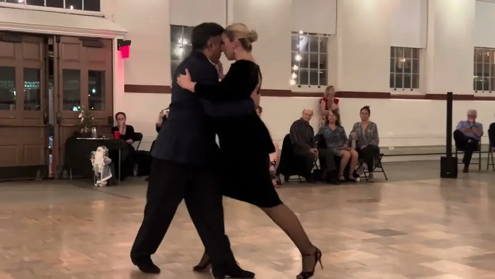 Video thumbnail for Los Villagras: Helena Fernandez & Claudio Villagra. Tango. Washington DC. 11/30/2023