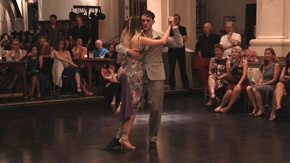 Video thumbnail for Tango: Nadia Cronidu and Tim Dany, 2017, Milonga de Gante 2/2