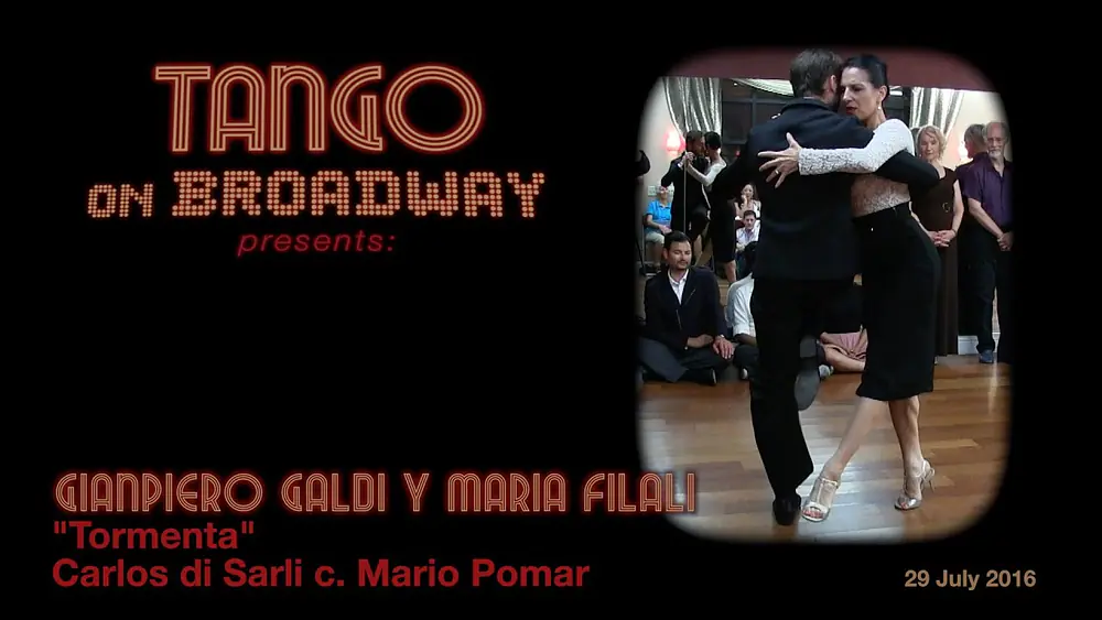Video thumbnail for Gianpiero Galdi y Maria Filali - "Tormenta" - di Sarli/Pomar - Tango On Broadway