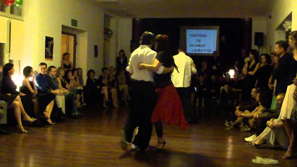 Video thumbnail for Joanna & Krzysztof Golebiecki with Sebastian Posadas & Eugenia Eberhardt  tango show (3)