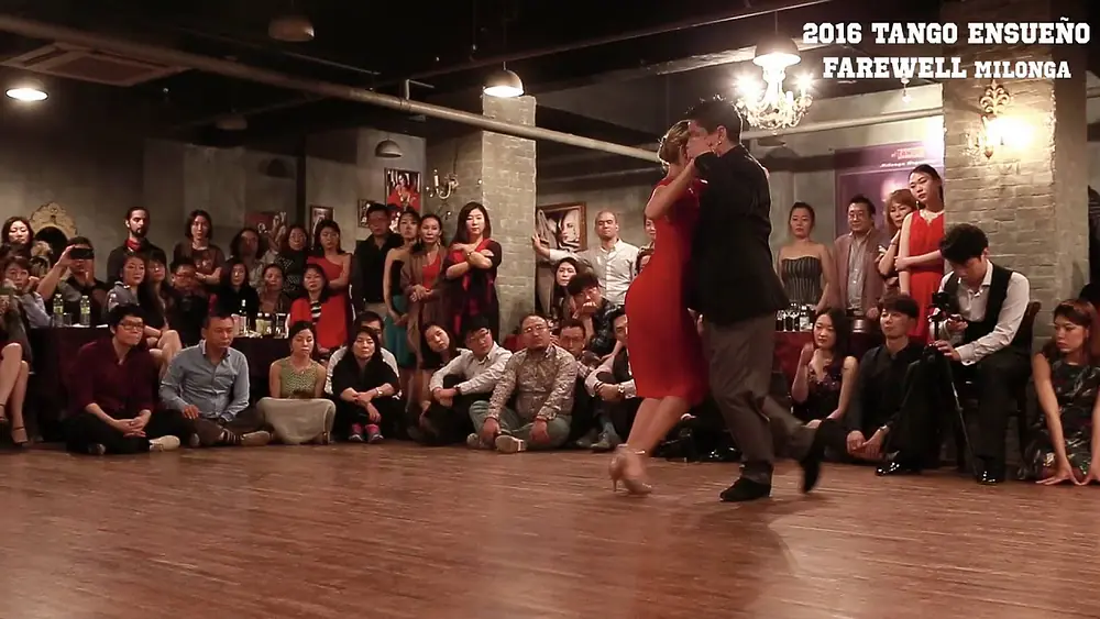 Video thumbnail for 2016 Tango Ensueño Carlitos Espinoza y Noelia Hurtado:Farewell Milonga #1