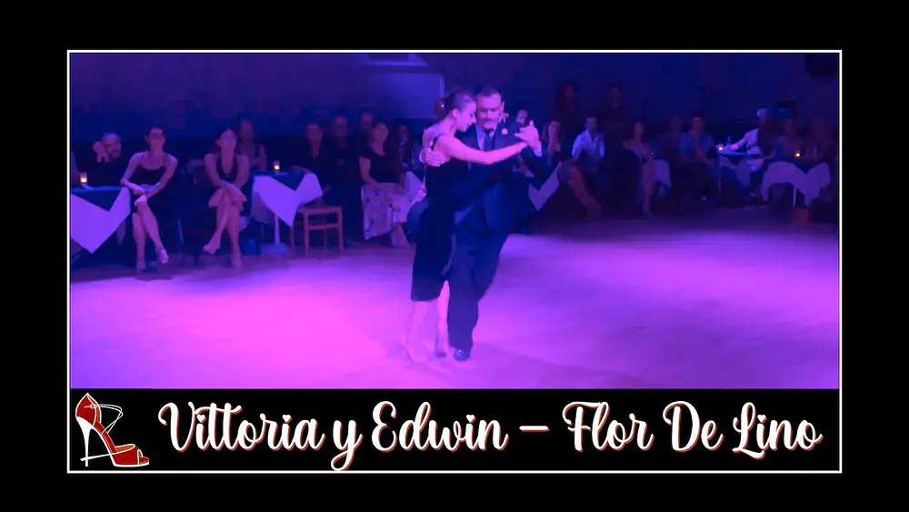 Video thumbnail for Vittoria Franchina y Edwin Leonardo Olarte 2/4 - Flor De Lino - Milonga Salòn Càldin