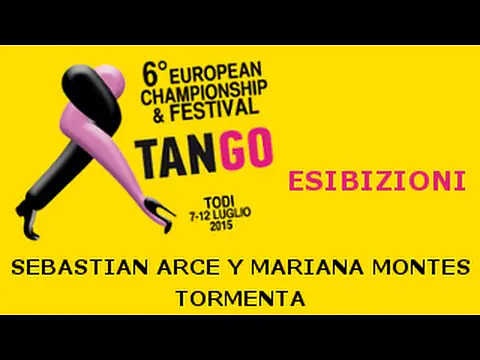 Video thumbnail for SEBASTIAN ARCE Y MARIANA MONTES - Tormenta - Todi 11/07/2015