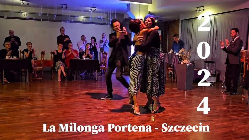 Video thumbnail for Natasha Lewinger and Monika and Haris perform at La Milonga Portena 2024