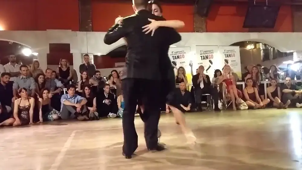 Video thumbnail for Francesca del Buono e Javier Rodriguez - Garras, Troilo  Marino - Barrio Roma 2014