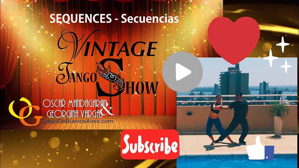 Video thumbnail for Vintage Tango #SHOW sequence Georgina Vargas Oscar Mandagaran SECUENCIA Tango ESCENARIO  Vintage