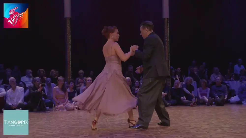 Video thumbnail for OsterTango 2025   Mariano Chicho Frumboli & Juana Sepúlveda dance Carlos Di Sarli   Shusheta