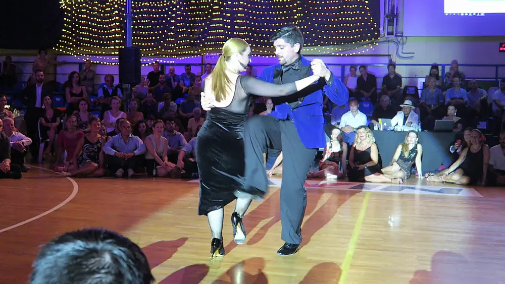 Video thumbnail for Fernando Sanchez & Ariadna Naveira at A Los Amigos Tango Festival, Rythymno, Crete 2019 3