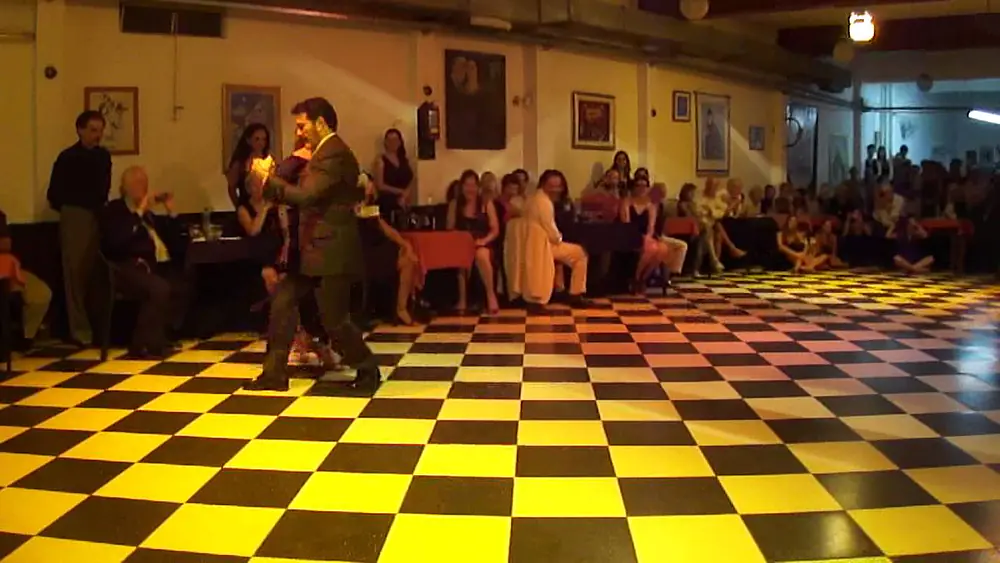 Video thumbnail for Sin Rumbo, palabras de Carlos Rivarola y baila milonga con Maria!!