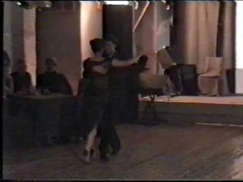 Video thumbnail for Damian Buezas de la Torre and Mila Vigdorova Milonga in Moscow  2004.