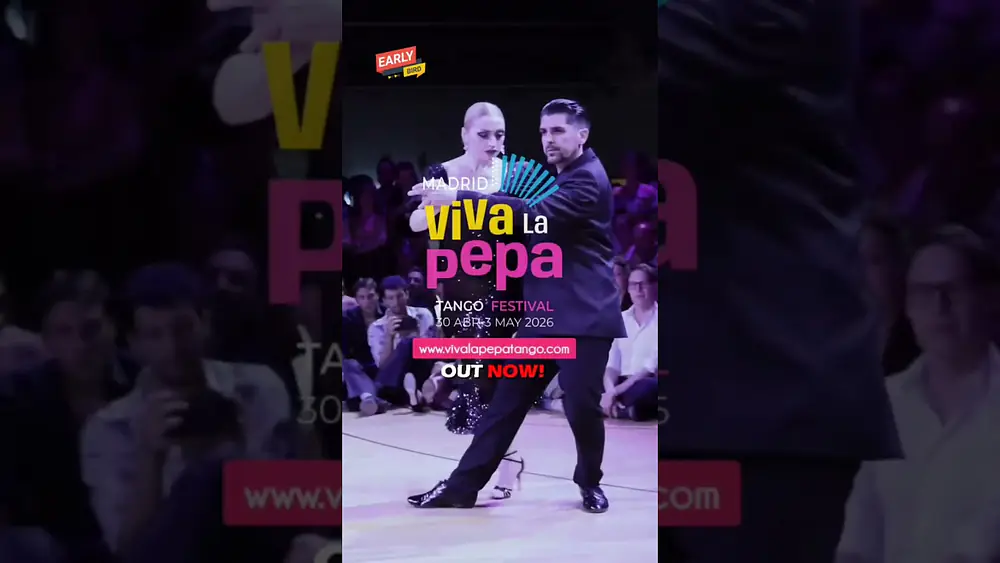 Video thumbnail for ARIADNA NAVEIRA & FERNANDO SÁNCHEZ Maestros in Viva La Pepa MADRID TANGO FESTIVAL 2026