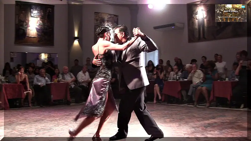 Video thumbnail for Julio Balmaceda, Virginia Vasconi y Color Tango Orquesta  Salon Caning  Parakultural milonga