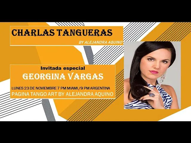 Video thumbnail for Georgina Vargas Charla Tanguera intima con Tango Art by Alejandra Aquino