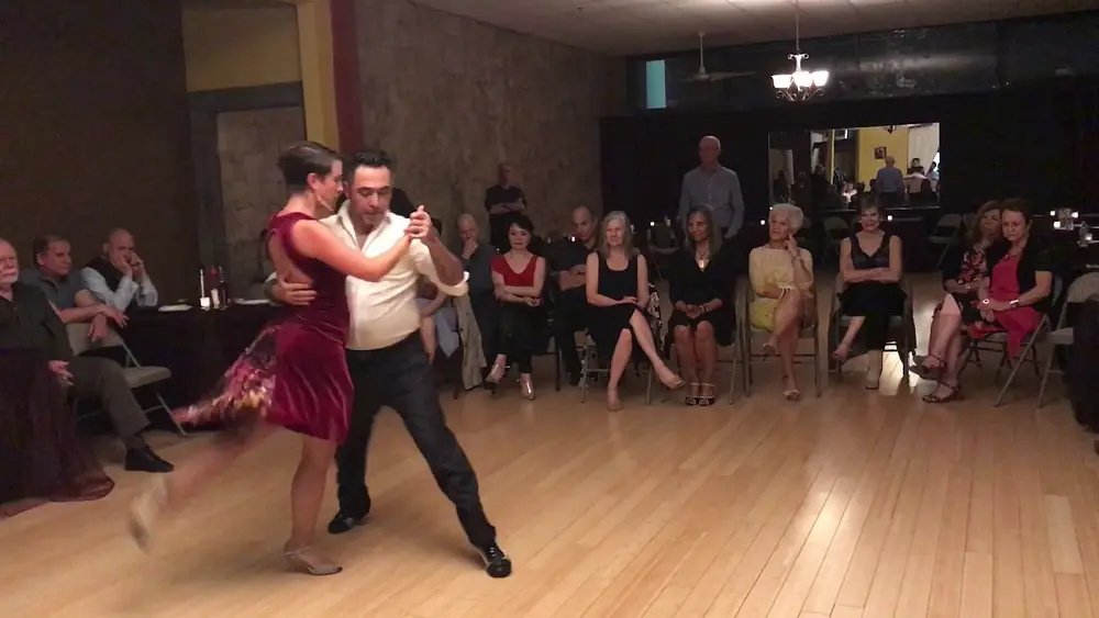 Video thumbnail for Alejandro Larenas and Marisol Morales performing at Milonga El Yeite in Rockville, MD (2/4)