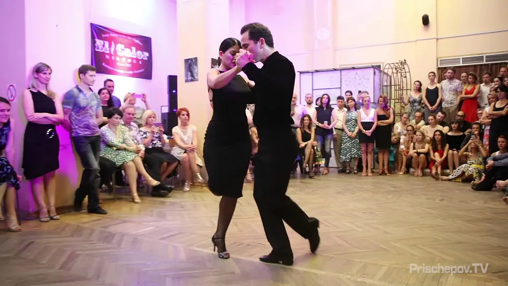 Video thumbnail for Geraldine Rojas & Ezequiel Paludi, 2-4, Moscow, Russia, in milonga "El Calor" 14.07.2017