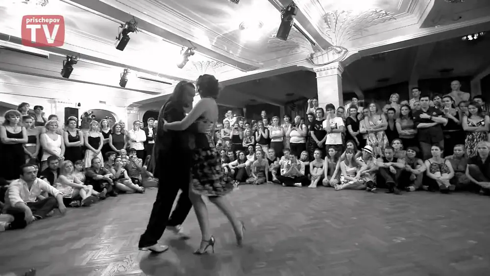 Video thumbnail for Mariano Chicho Frumboli y Juana Sepulveda, 8th International Moscow Festival of Argentine Tango (2)