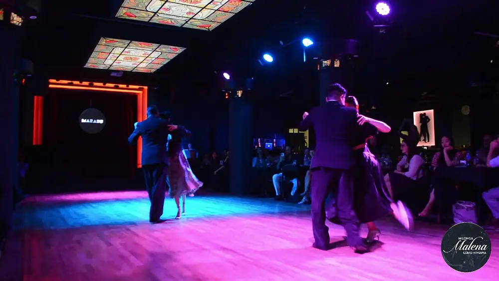 Video thumbnail for Monica Matera & Diego Gauna, Marina Teves & Rodrigo Videla por el  en Milonga Malena "COMO NINGUNA!!