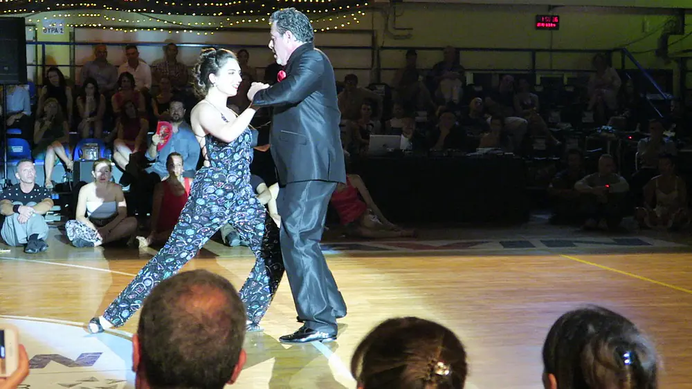 Video thumbnail for Fabian Salas & Lola Diaz at A Los Amigos Tango Festival, Rythymno Crete 2019 3