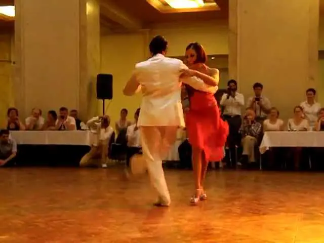 Video thumbnail for Gisela Natoli &  Gustavo Rosas. White Nights Tango Festival 2012 part1.