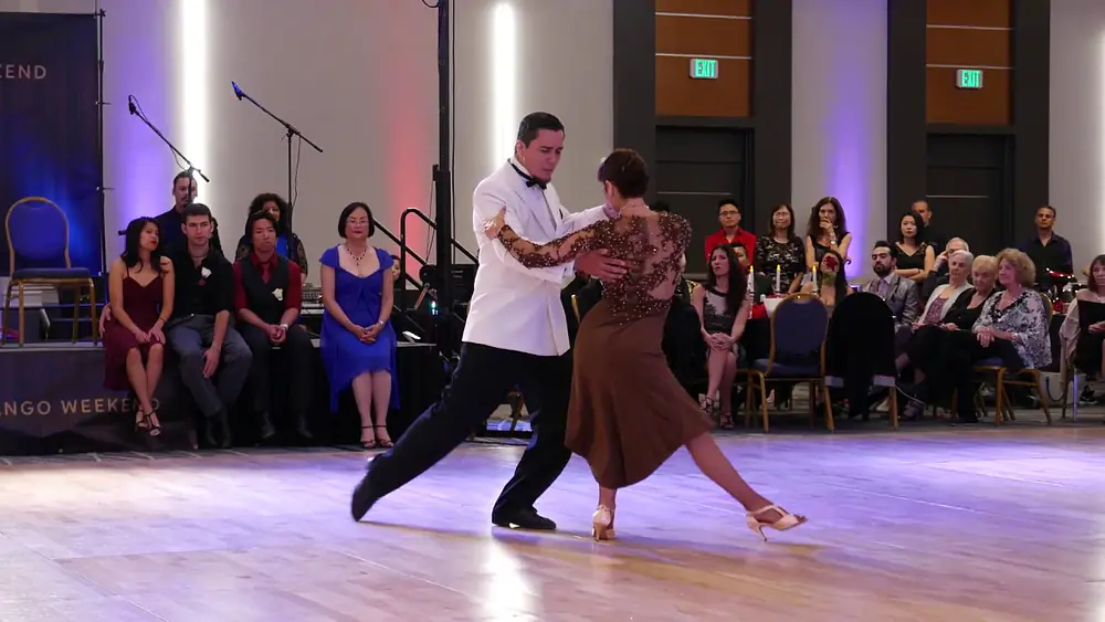 Video thumbnail for Miriam Larici & Leonardo Barrionuevo @ Nora's Tango Week 2017 July 3 Tango Demo 1/3