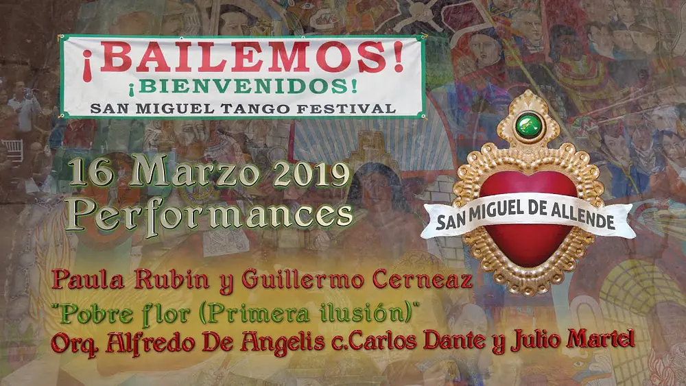 Video thumbnail for Paula Rubin y Guillermo Cerneaz - Pobre flor - Orq. Alfredo De Angelis c. Dante y Martel - SMTF 2019