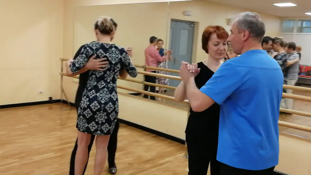 Video thumbnail for Мастер-классы Fernanda Grosso y Alejandro Ferreyra, 21 апреля 2019. VIgor Paskevich Tango.(3)