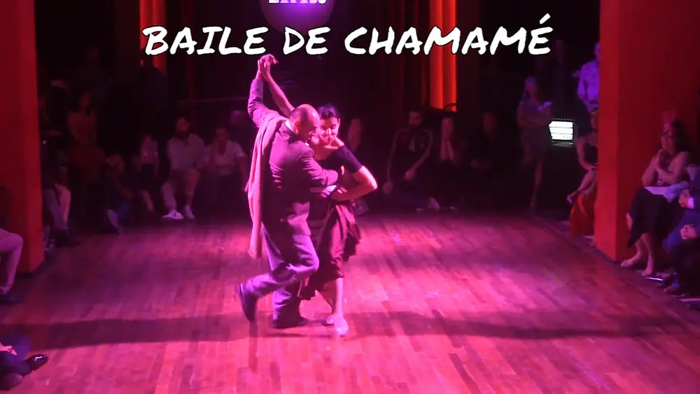 Video thumbnail for Característico Baile chamame, folklore argentino. Milonga Parakultural, Julia Gorin y Ramón Salina